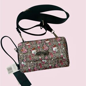 ED HARDY SKULL/LEOPARD CROSSBODY 💋NWT